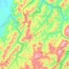 Topografische kaart Otanche, hoogte, reliëf