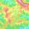 Topografische kaart Bidania-Goiatz, hoogte, reliëf
