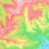 Topografische kaart Torrente Liro - Fiume Liro, hoogte, reliëf