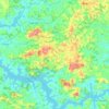 Topografische kaart Aguanil, hoogte, reliëf