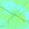 Topografische kaart Kerkhoven, hoogte, reliëf