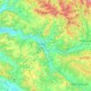 Topografische kaart Feldstein, hoogte, reliëf