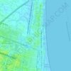 Topografische kaart Malvarrosa, hoogte, reliëf