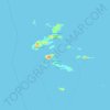 Topografische kaart Calaguas Group of Islands, hoogte, reliëf