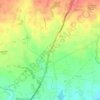 Topografische kaart Aguila, hoogte, reliëf
