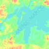 Topografische kaart Lac Simard, hoogte, reliëf