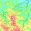 Topografische kaart San Marino, hoogte, reliëf