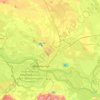 Topografische kaart Krementsjoek, hoogte, reliëf