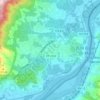 Topografische kaart Goián, hoogte, reliëf