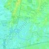 Topografische kaart Linde, hoogte, reliëf