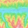 Topografische kaart Niedernsill, hoogte, reliëf