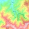 Topografische kaart Benfeita, hoogte, reliëf