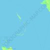Topografische kaart Berry Islands, hoogte, reliëf