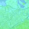 Topografische kaart Kuningan, hoogte, reliëf