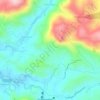 Topografische kaart Thookupalam, hoogte, reliëf