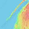 Topografische kaart St. Marys Bay, hoogte, reliëf