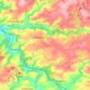 Topografische kaart Chawleigh, hoogte, reliëf