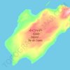 Topografische kaart Coats Island, hoogte, reliëf