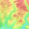 Topografische kaart Lametz, hoogte, reliëf