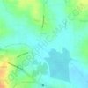 Topografische kaart Koppa, hoogte, reliëf