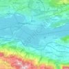Topografische kaart Obersee, hoogte, reliëf
