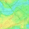 Topografische kaart Orton Longueville, hoogte, reliëf