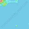 Topografische kaart Ipanema, hoogte, reliëf