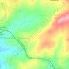 Topografische kaart Mesquitela, hoogte, reliëf