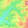 Topografische kaart Jarnosse, hoogte, reliëf