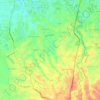 Topografische kaart Parung, hoogte, reliëf