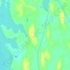 Topografische kaart Cloghans, hoogte, reliëf