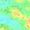 Topografische kaart Doudrac, hoogte, reliëf