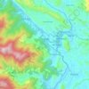 Topografische kaart Thành phố Hà Giang, hoogte, reliëf