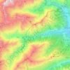 Topografische kaart L'Onde, hoogte, reliëf