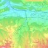 Topografische kaart Fuveau, hoogte, reliëf