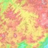 Topografische kaart Chintapalle, hoogte, reliëf