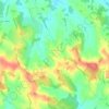 Topografische kaart Armillac, hoogte, reliëf