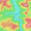 Topografische kaart Nagore, hoogte, reliëf