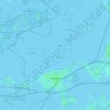 Topografische kaart Woerden, hoogte, reliëf