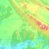 Topografische kaart Mecerreyes, hoogte, reliëf