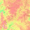 Topografische kaart Suomussalmi, hoogte, reliëf