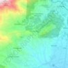Topografische kaart Prascorsano, hoogte, reliëf