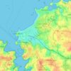 Topografische kaart 35400, hoogte, reliëf