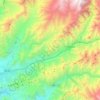 Topografische kaart Lurigancho, hoogte, reliëf