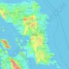 Topografische kaart Samar, hoogte, reliëf