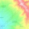 Topografische kaart Carrascosa de la Sierra, hoogte, reliëf