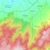 Topografische kaart Navafría, hoogte, reliëf
