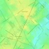 Topografische kaart Ranelagh, hoogte, reliëf