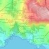 Topografische kaart Limodre, hoogte, reliëf