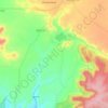 Topografische kaart Sansar, hoogte, reliëf